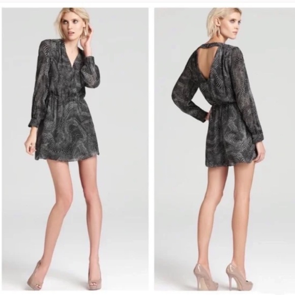 Parker Lila Silk dress - seltzer print - Picture 2 of 10